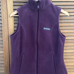 Columbia Rich Purple Fleece Vest